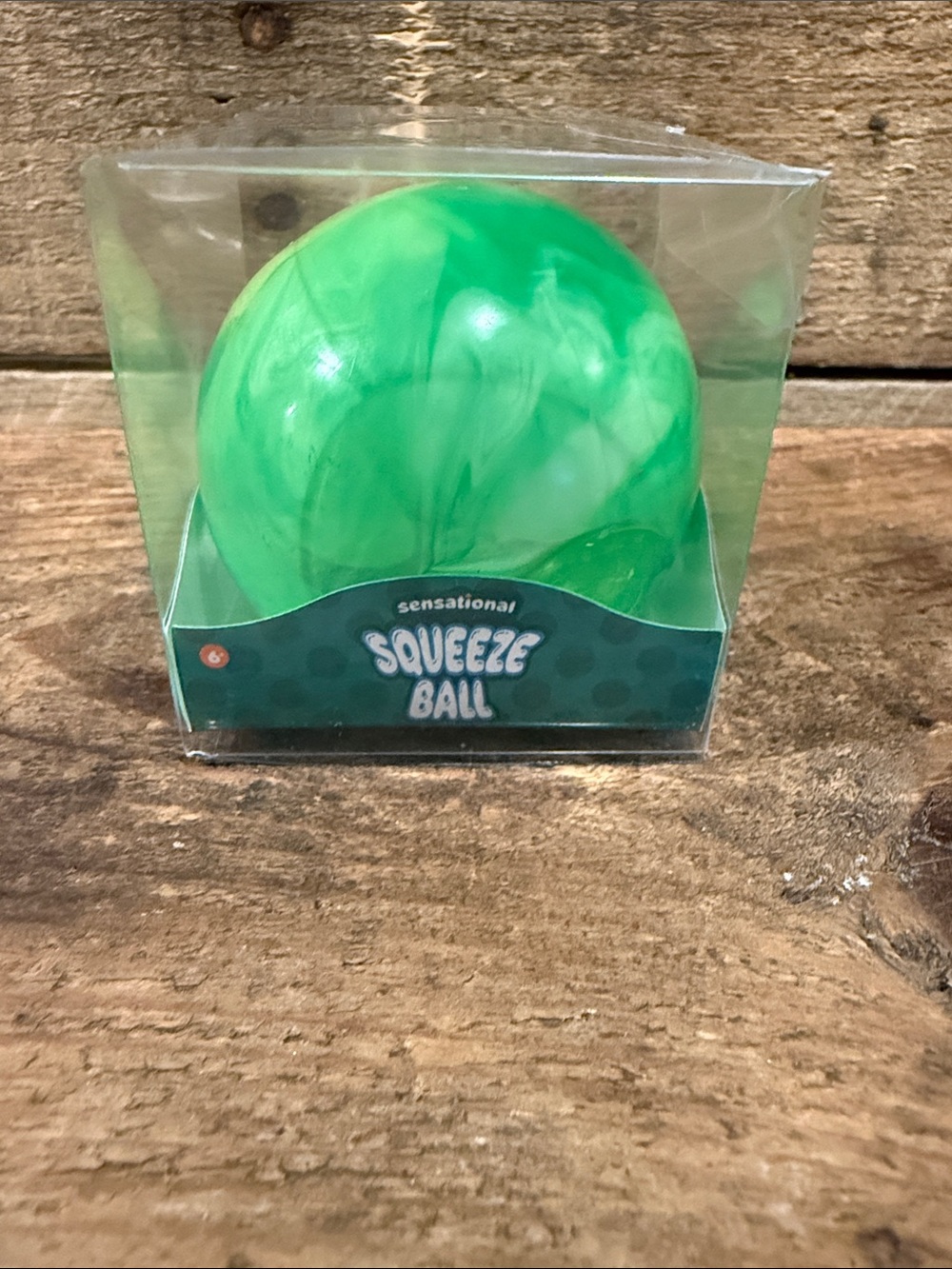 Squeeze Green Marbled Sensational Squeeze Ball